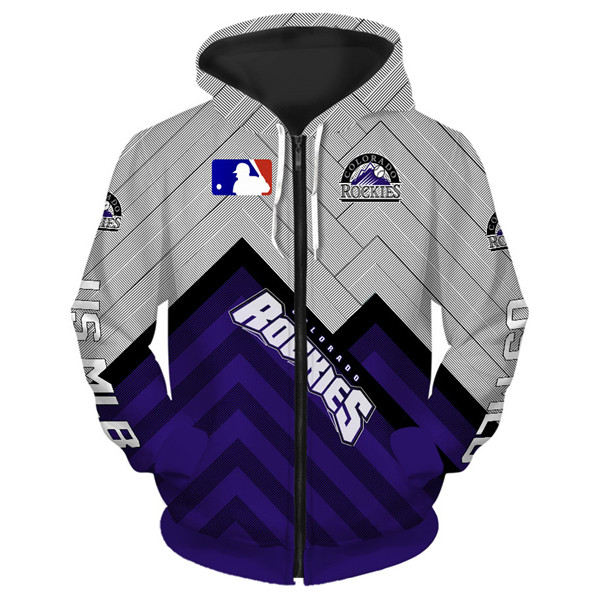 COLORADO ROCKIES 3D HOODIES CR002