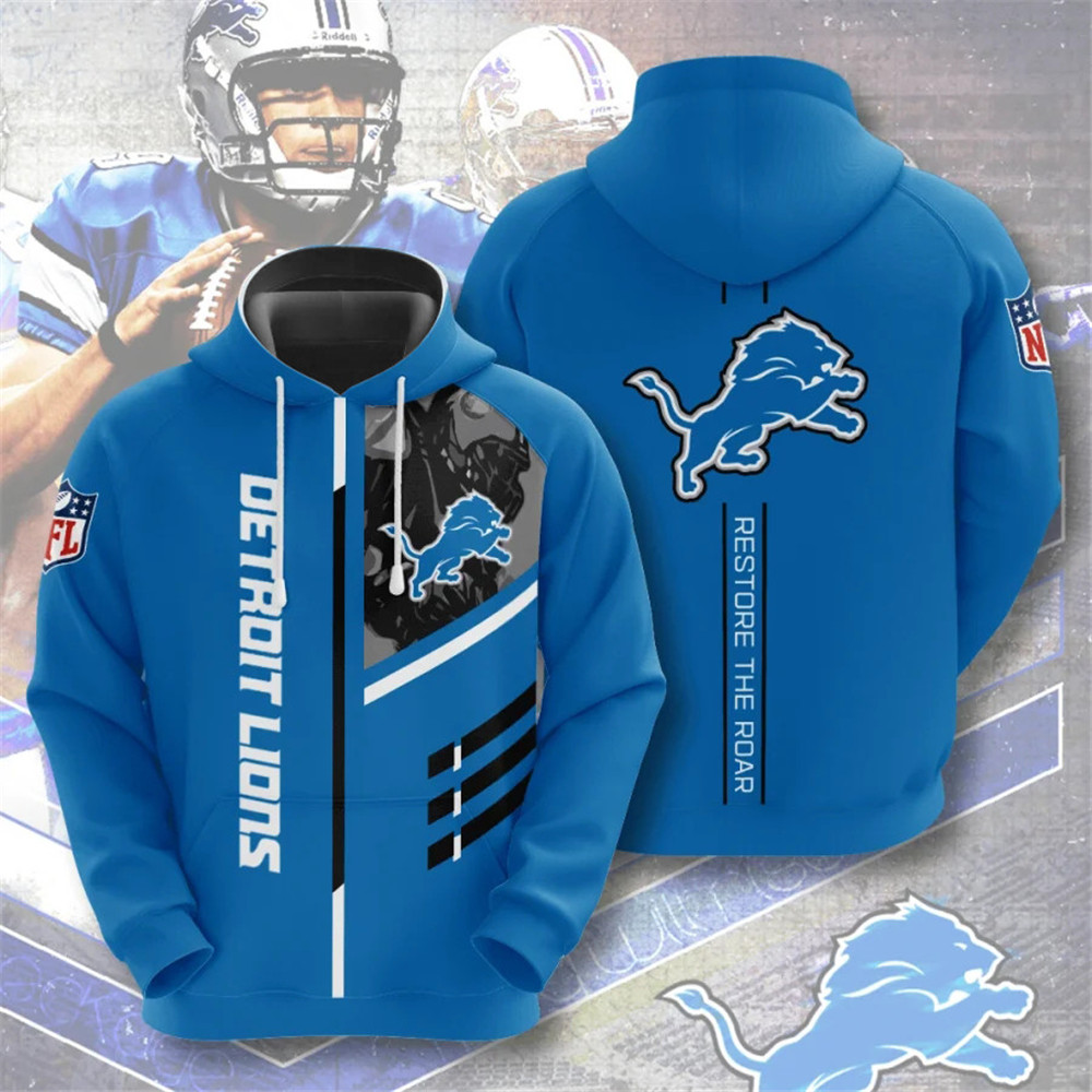 DETROIT LIONS 3D HOODIE  DDLL010