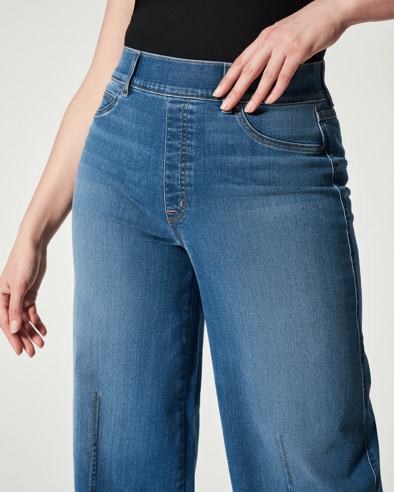 🔥Seamed Front Wide Leg Jeans