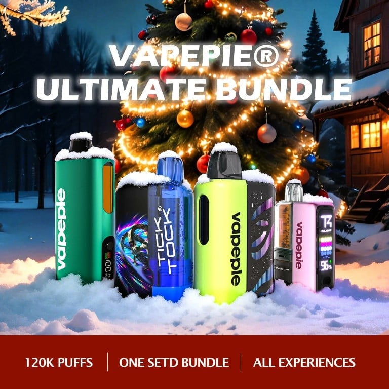 VAPEPIE Ultimate Kit (120000 Puffs) German Version (Big Empire1, Galactic Gleam1, Ultra Phantom1, Ultra X1) Disposable Vape