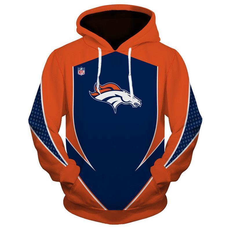 BRONCOS 3D HOODIE DB