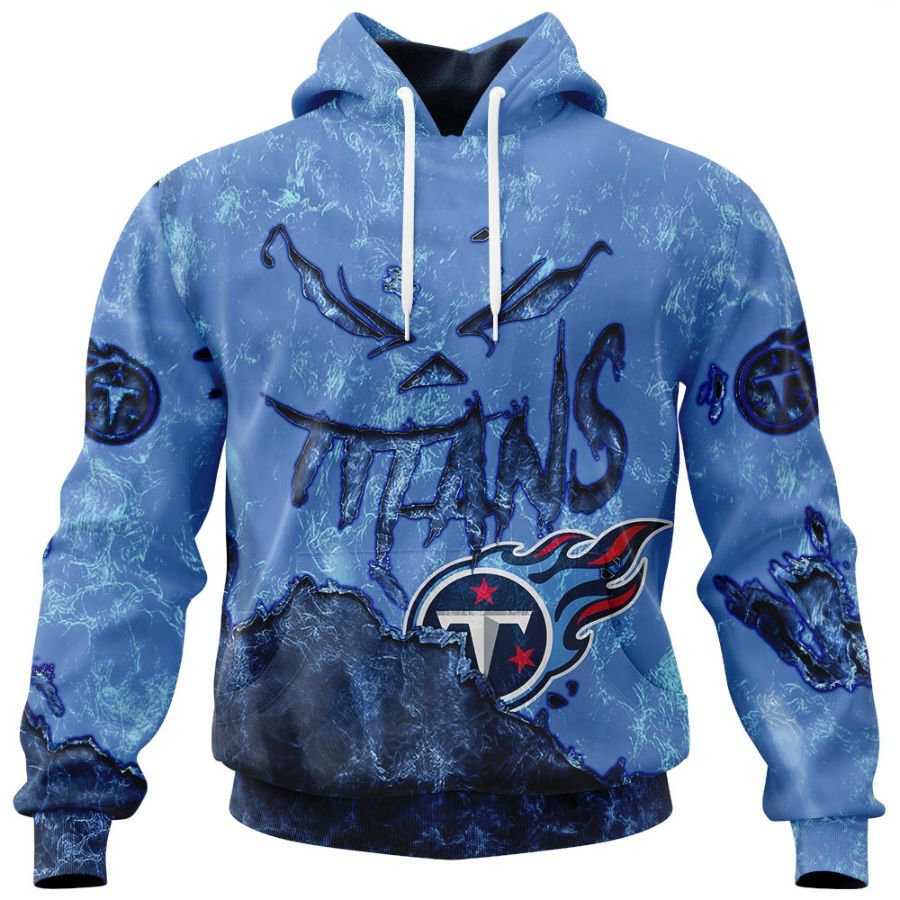 TENNESSEE TITANS 3D HOODIE HALLOWEEN001