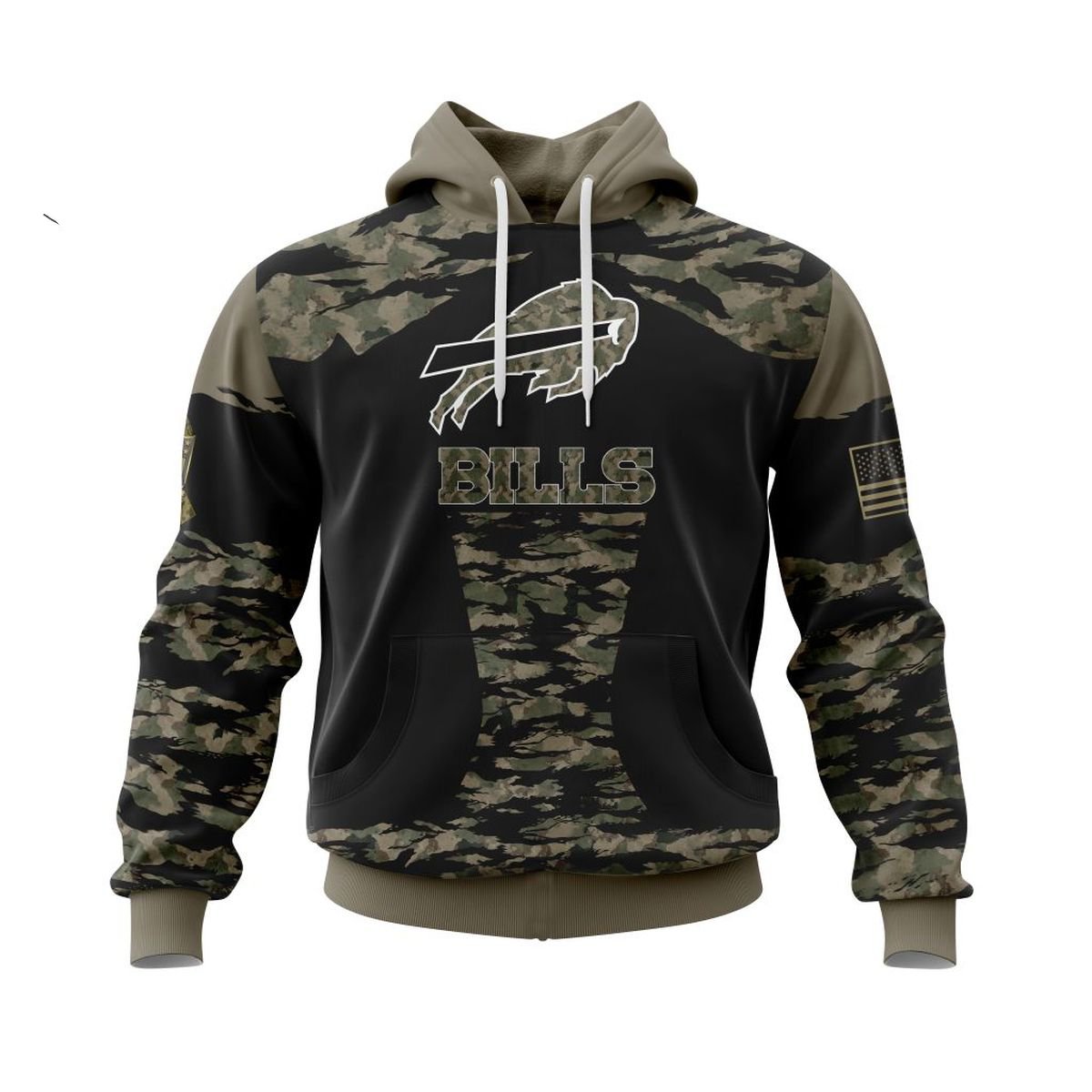 BUFFALO BILLS 3D HOODIE FLAG107