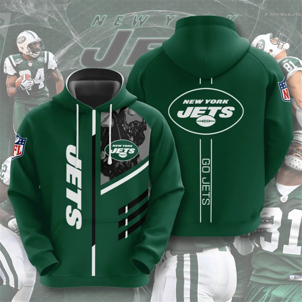 NEW YORK JETS 3D HOODIE NNYJ008