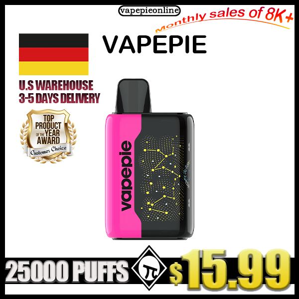 VAPEPIE 25000 Puffs Curved screen starry design-Europe