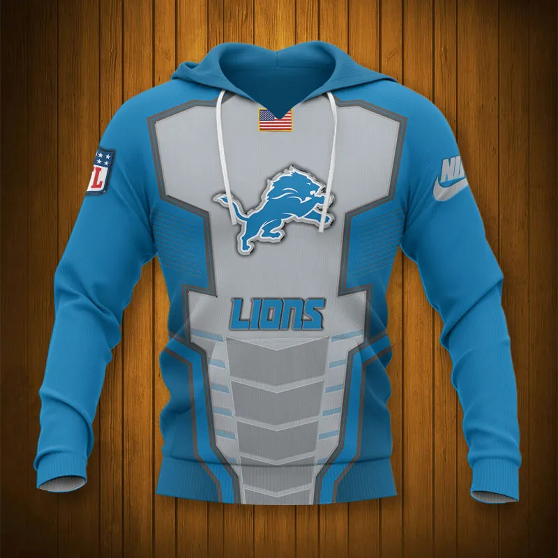 DETROIT LIONS 3D HOODIE TTB4309