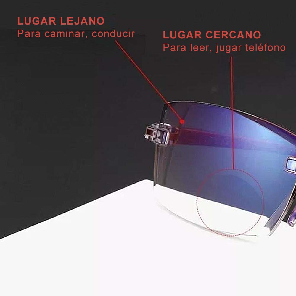 Castillotigo™ Anteojos de lectura progresivos de uso dual, lejano y cercano, anti-Blue Ray