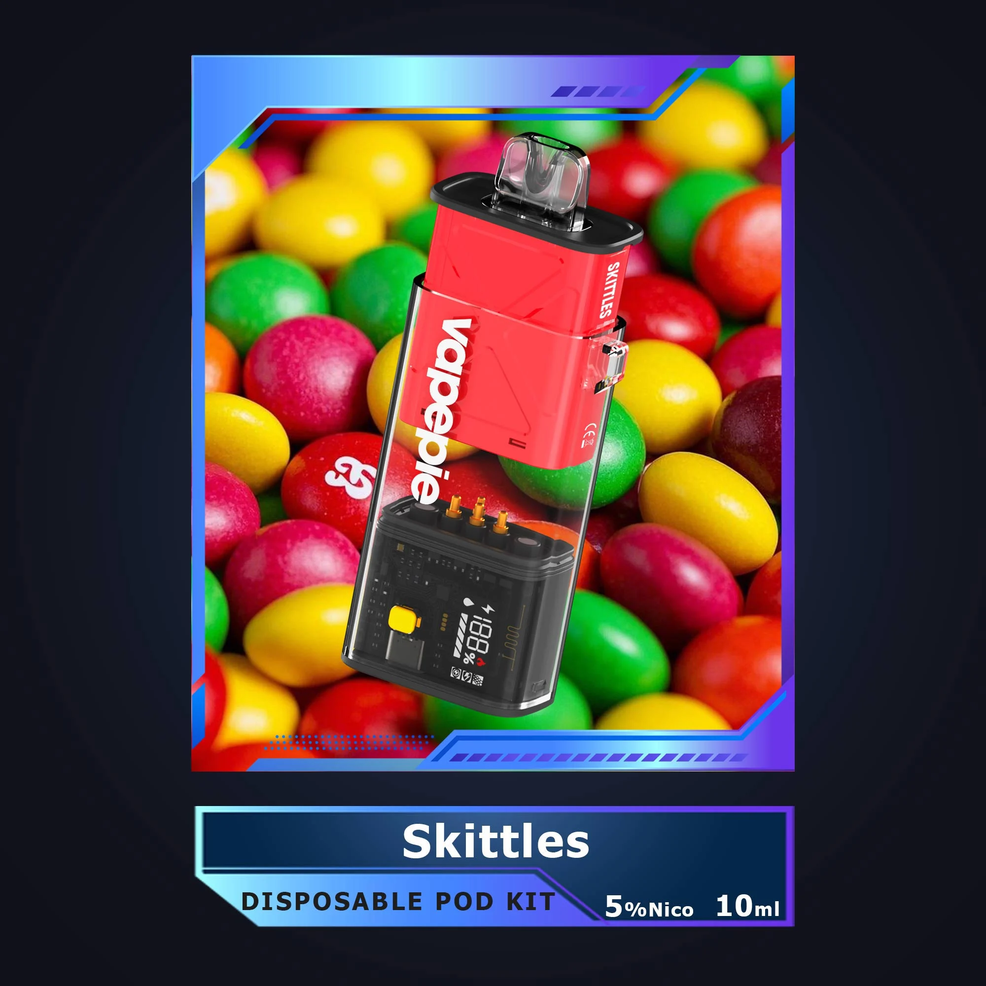 Skittles-Vapepie Disposable Pod 10000 PUFFS