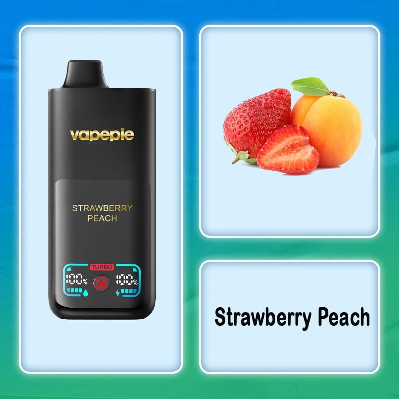 VAPEPIE Strawberry Peach Vape 70000 Puffs