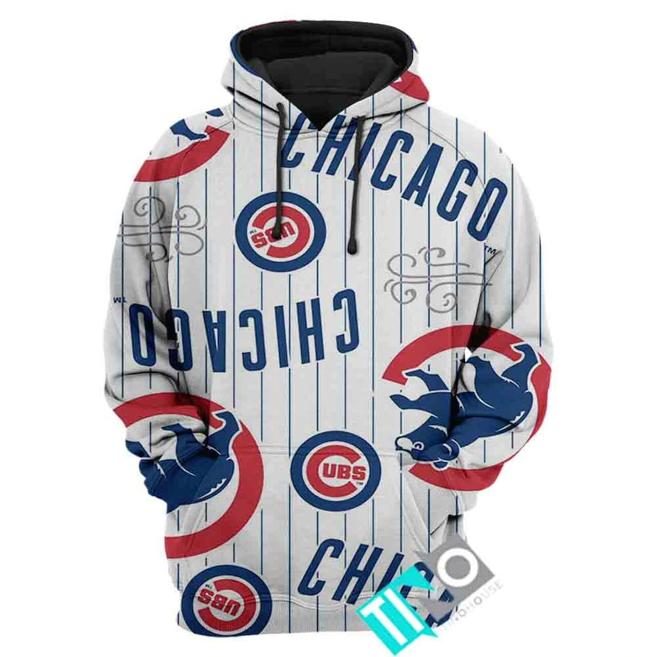 CHICAGO CUBS 3D CASUAL HOODIE 102