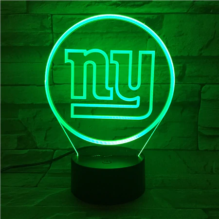 NEW YORK GIANTS 3D LED LIGHT LAMP