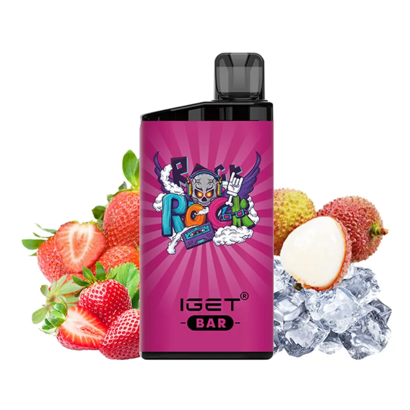 Strawberry Lychee Ice Flavor Vape | IGET Bar 3500 Puffs