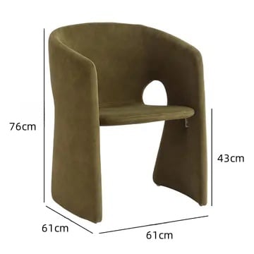 Silla de comedor Gullichesen Chic de ante