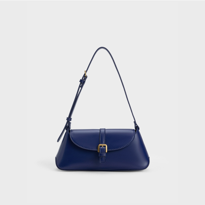 Double Belted Shoulder Bag - 4 colors