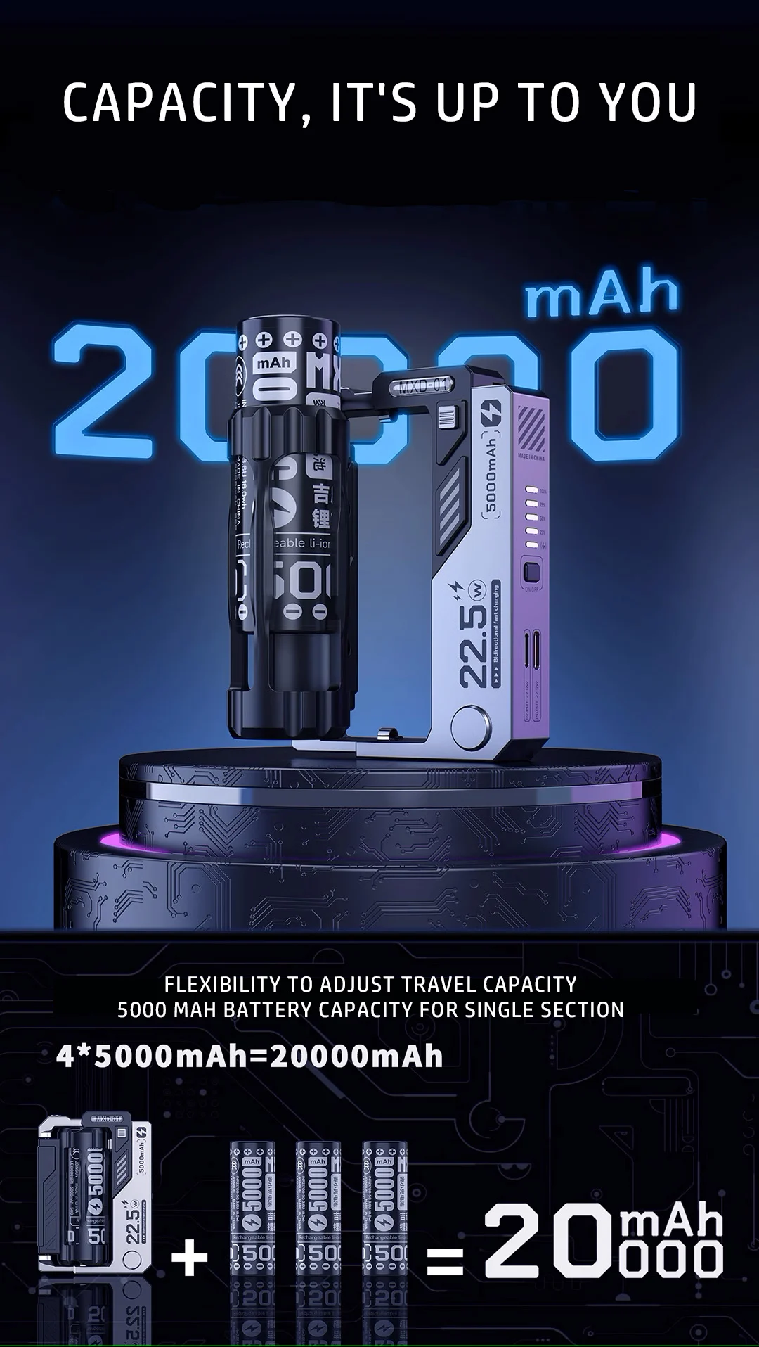 VAPEPIE Vape Portable Power Bank