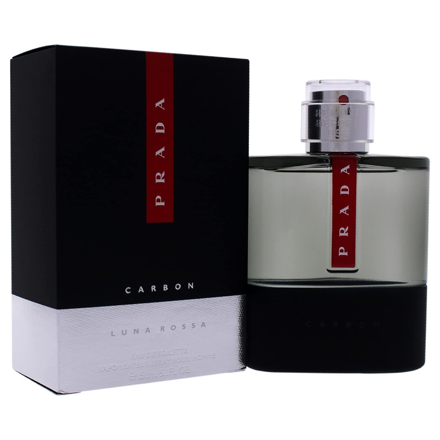 Prada Luna Rossa Carbon Eau De Toilette Spray 100Ml, Multi, 3.4 Ounce