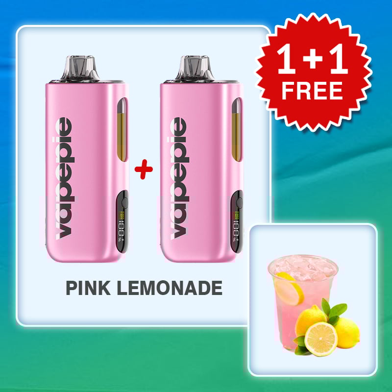 (2PCS) PINK LEMONADE  & VAPEPIE Max 40000 PUFFS