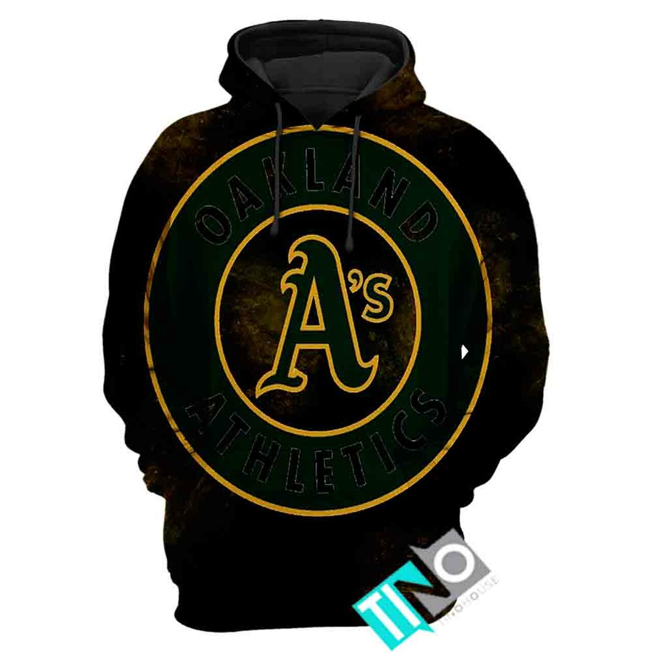 OAKLAND ATHLETICS 3D CASUAL HOODIE 101