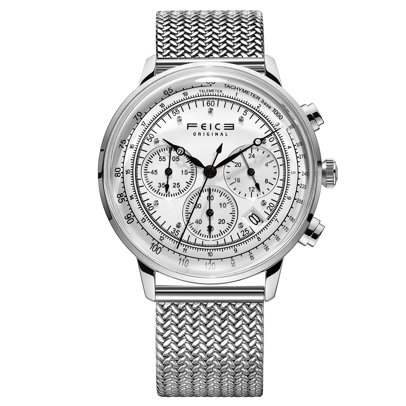 FEICE FS303 Men's Wrist Watch with Japanese Quartz Movement Date Multifuntion Display
