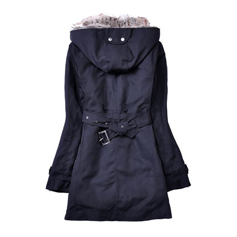 Higolot™ Ladies Winter Coat With Removable Faux Fur