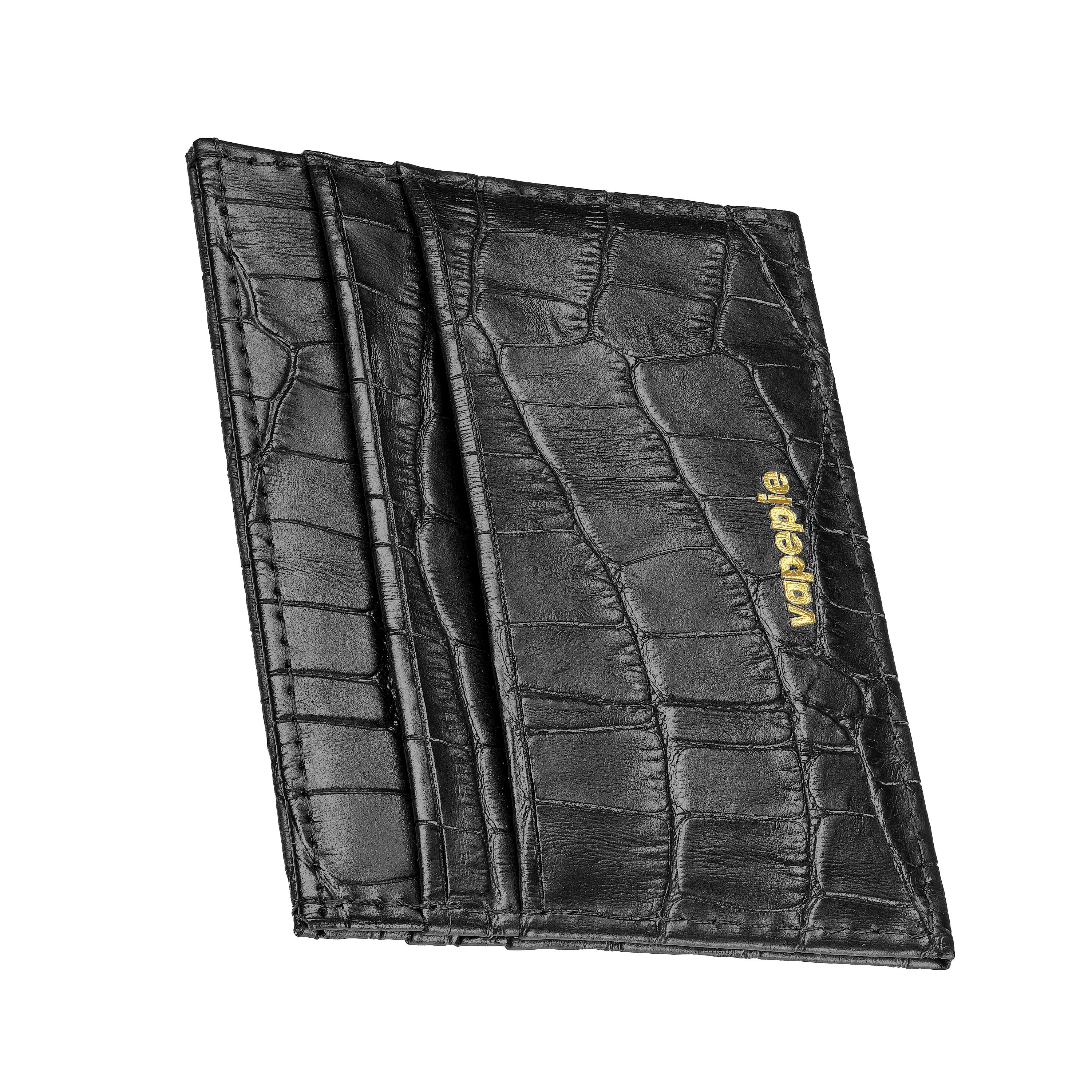 VAPEPIE – Crocodile Leather Card Holder