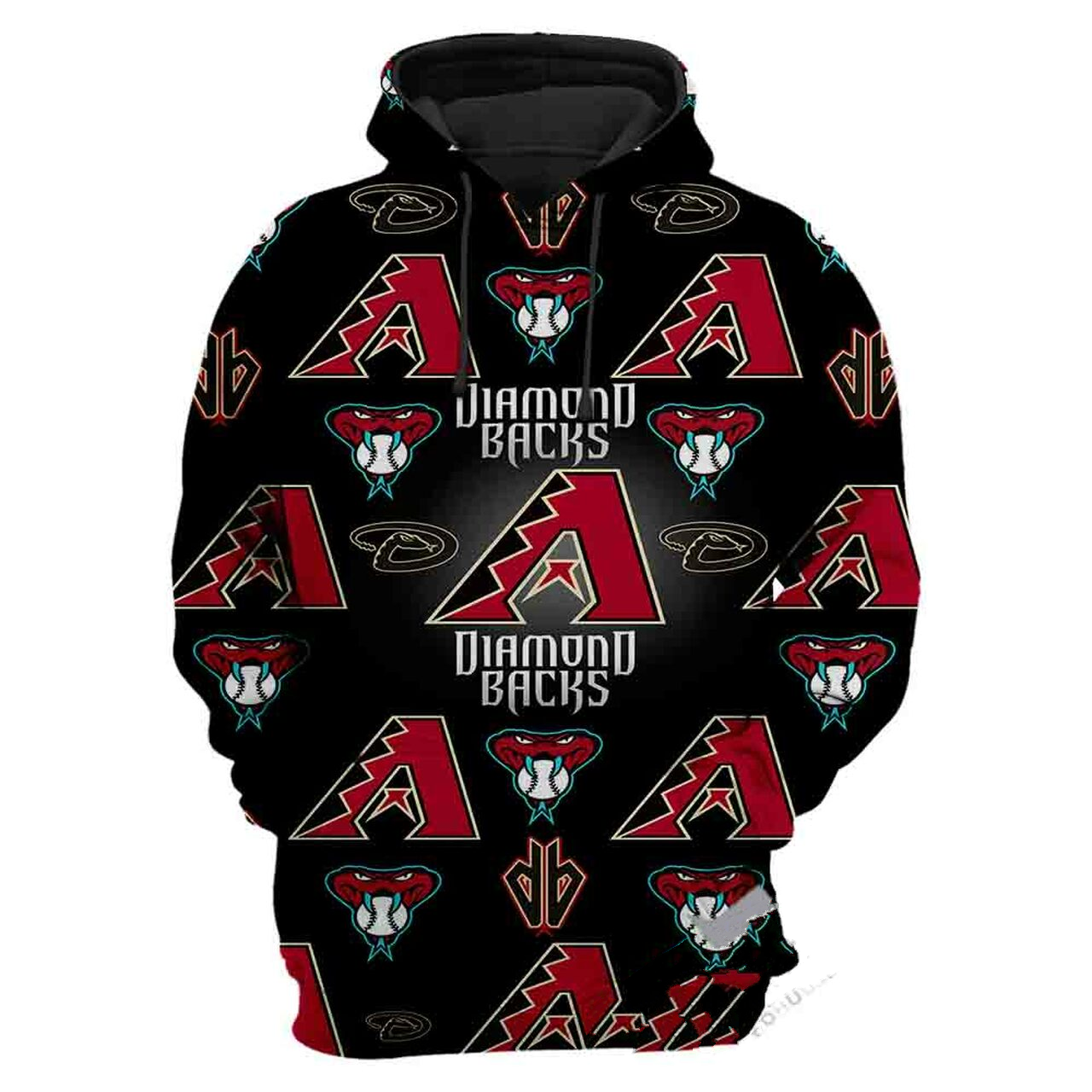 ARIZONA DIAMONDBACKS 3D HOODIES AD013