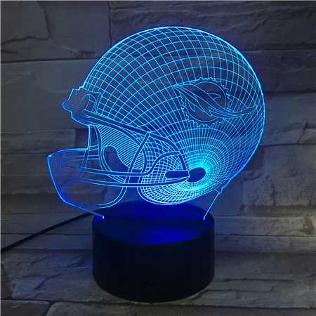 MIAMI DOLPHINS 3D LAMP PERSONALIZED