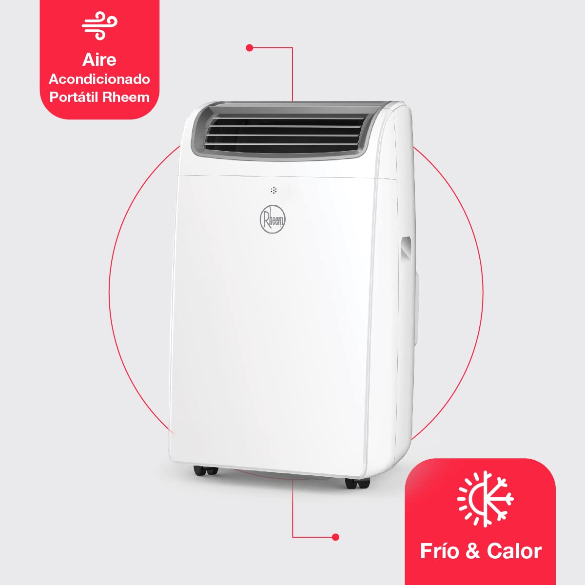 🔥Venta de Amazon último día🔥Aire Acondicionado Portátil Rheem Frío