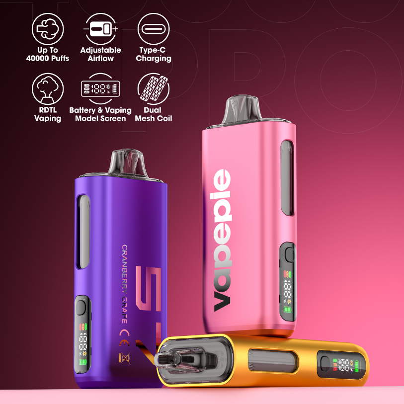 Vapepie Pro 40000 Puffs Blueberry Raspberry Lemonade