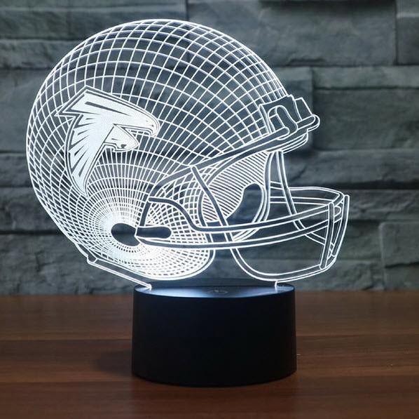 ATLANTA FALCONS 3D LAMP PERSONALIZED