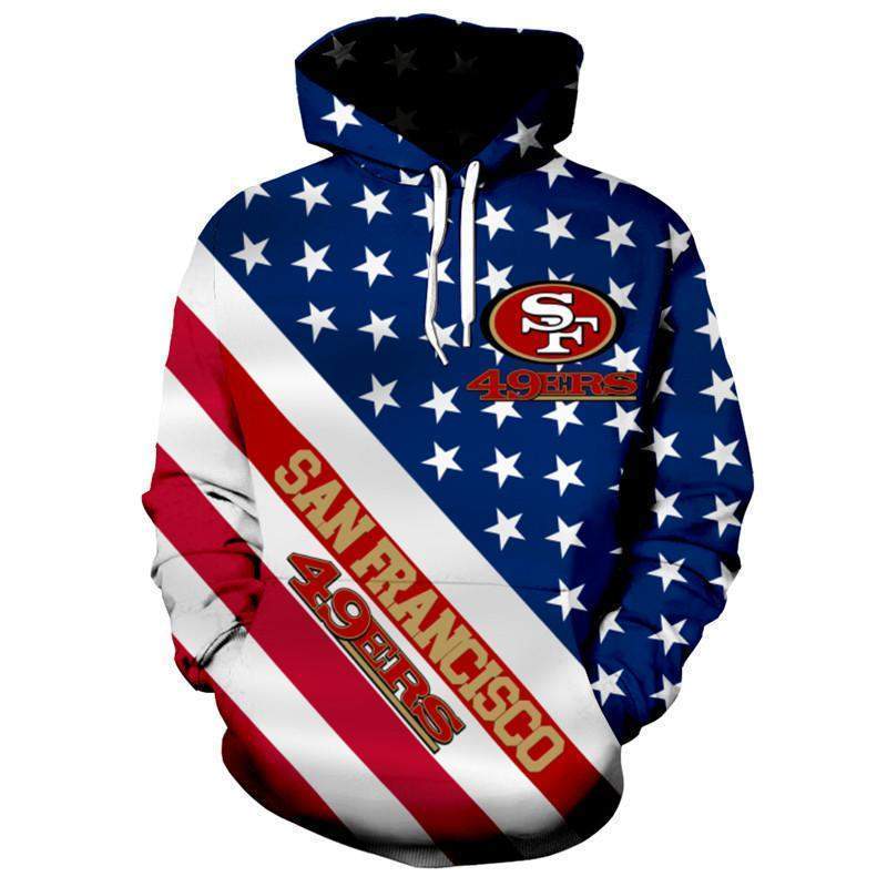 49ERS 3D HOODIE FLAG