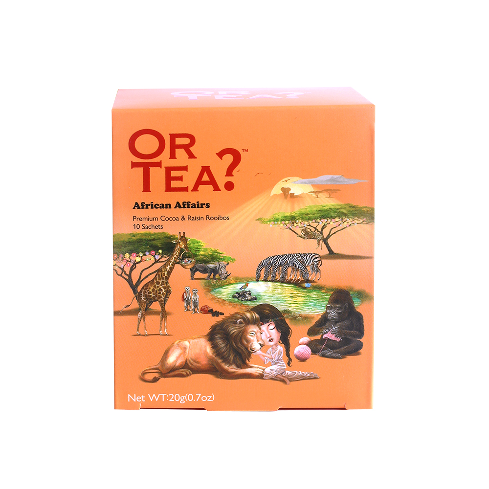 Or Tea African Affairs 10-Sachet Teabag Pillows