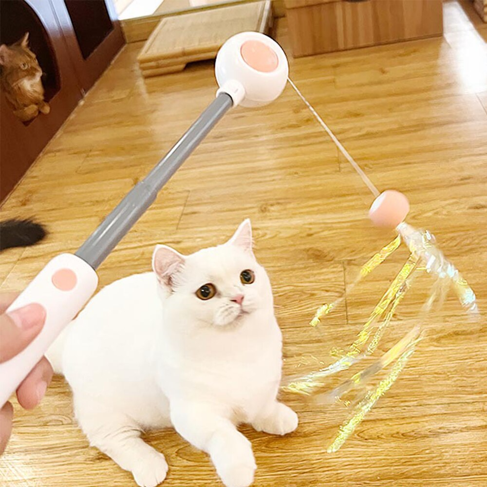 (🎄CHRISTMAS SALE NOW-48% OFF) Pet Telescopic Laser Teasing Stick