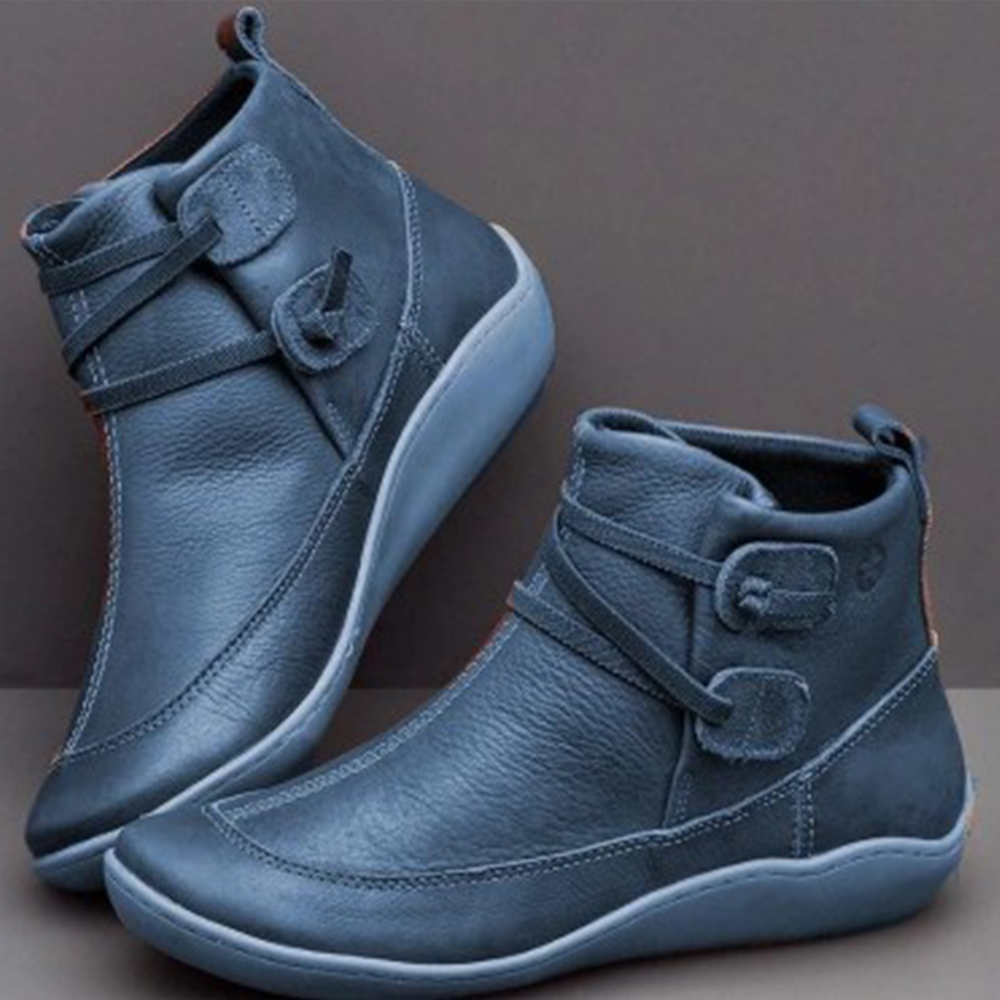Castillotigo™ Botas Martin cómodas para mujer con suela blanda