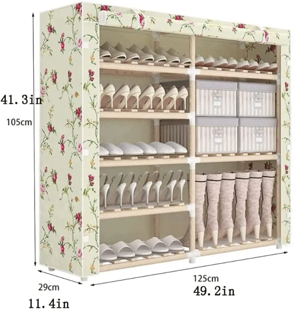 🎉Clearance only $18.98🎉Shoe Cabinet 5 Tiers Shoe Rack Organizer