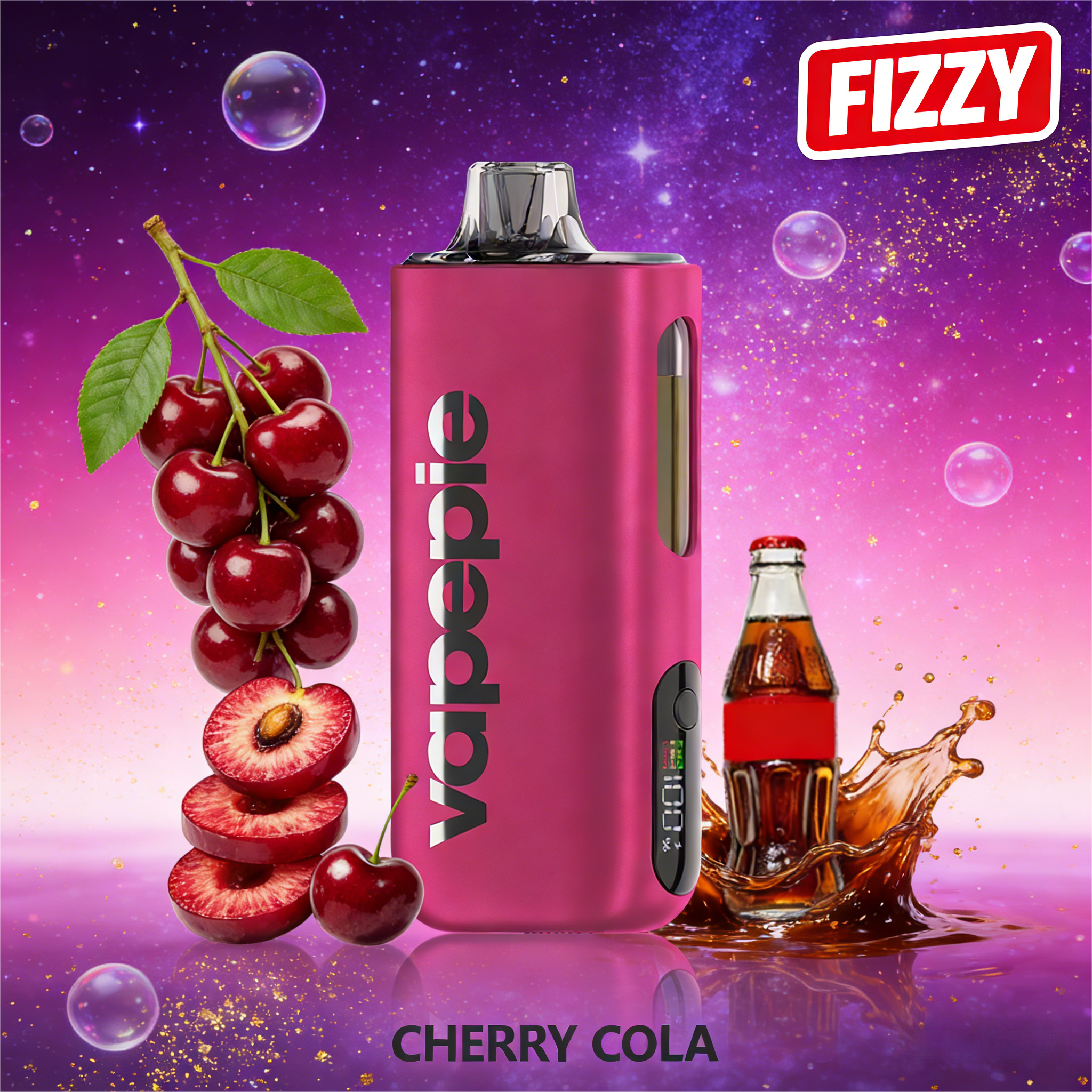 Cherry Cola Flavor Vape | Vapepie Max 40000 Puffs High-Capacity Red