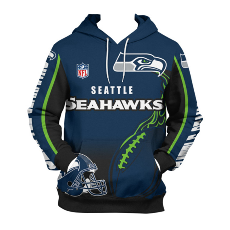 SEATTLE SEAHAWKS 3D HOODIE SSSS008