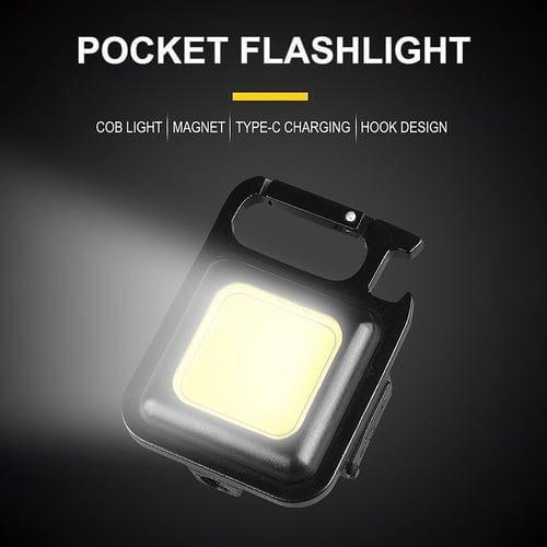 🎁2023-Christmas Hot Sale🎁- 49% OFF)Multifunctional Keychain Rechargeable Light