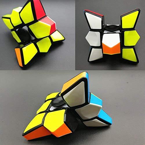 【BUY 2 GET 3】2 in 1 Magic Rotating Cube Hand Finger Spinner Toy