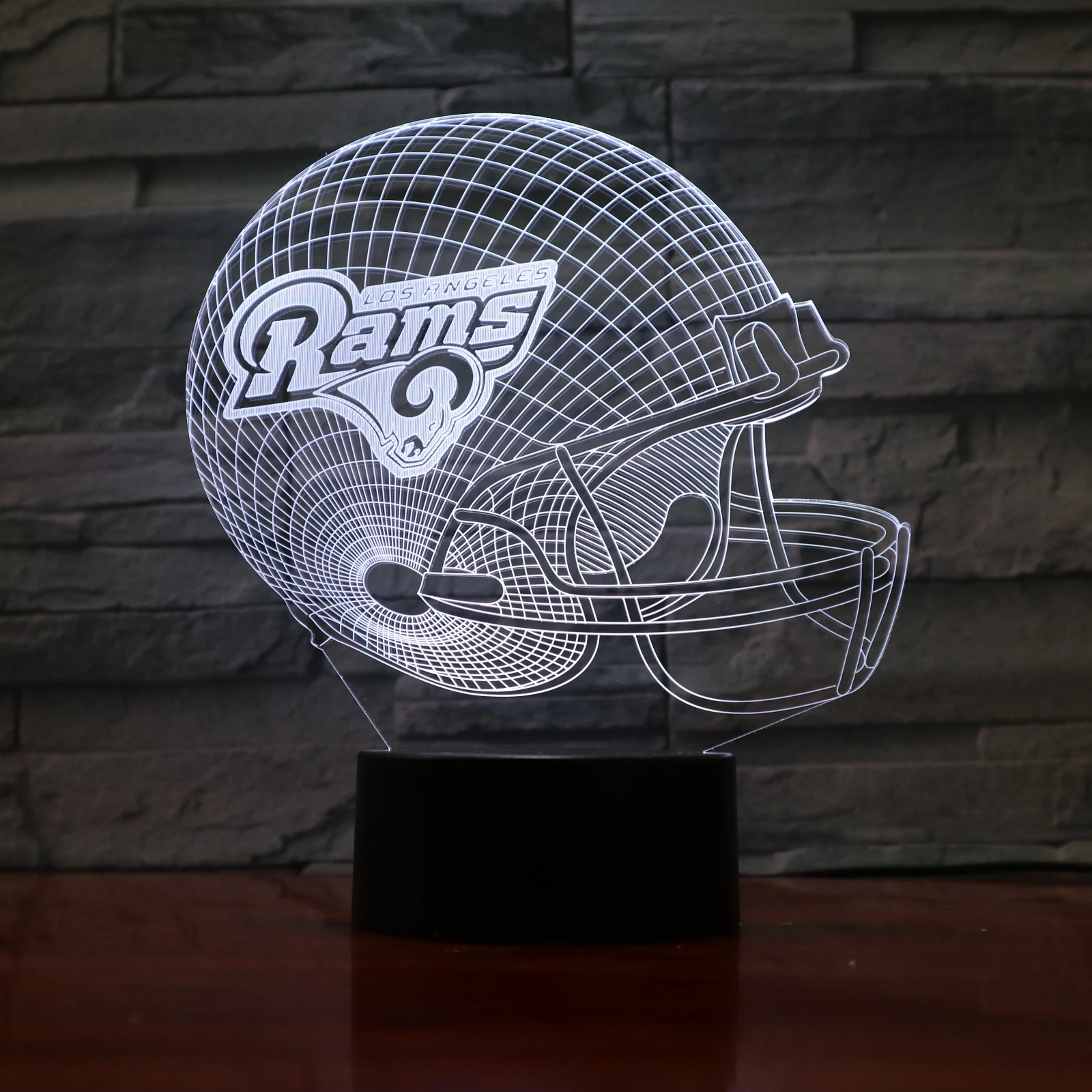 LOS ANGELES RAMS 3D LAMP PERSONALIZED