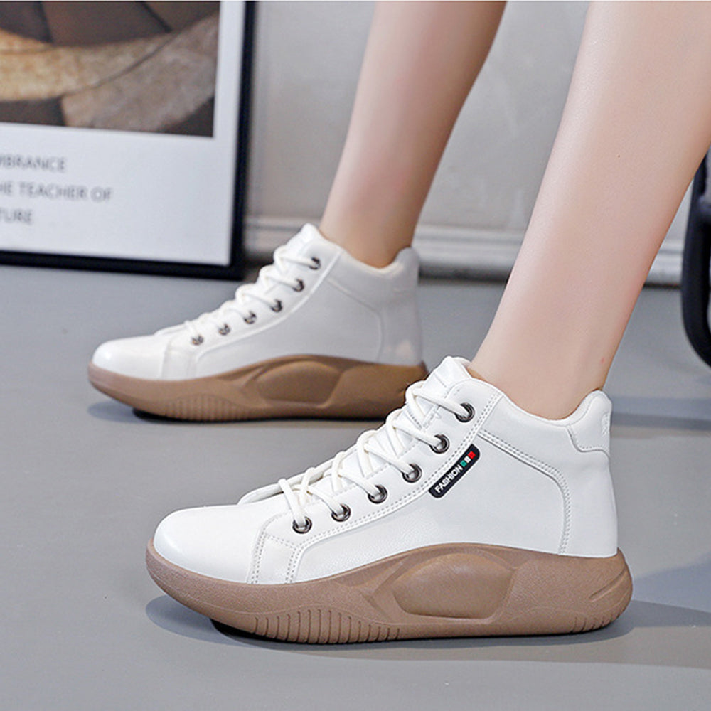 Castillotigo™ Zapatillas de deporte con plataforma de plataforma alta para mujer