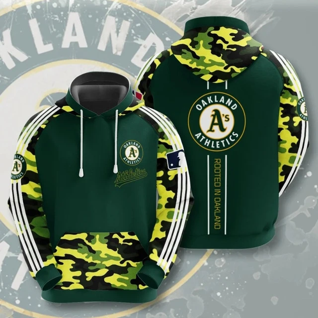 OAKLAND ATHLETICS 3D HOODIES OA005