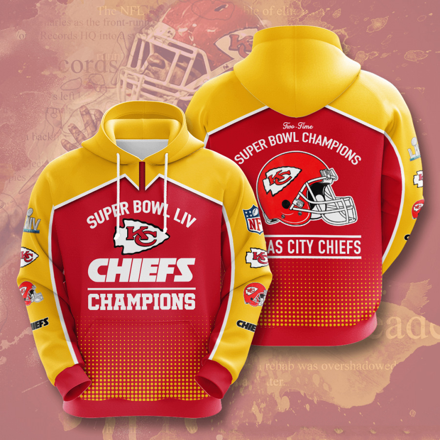 KANSAS CITY CHIEFS 3D HOODIE KCC2101