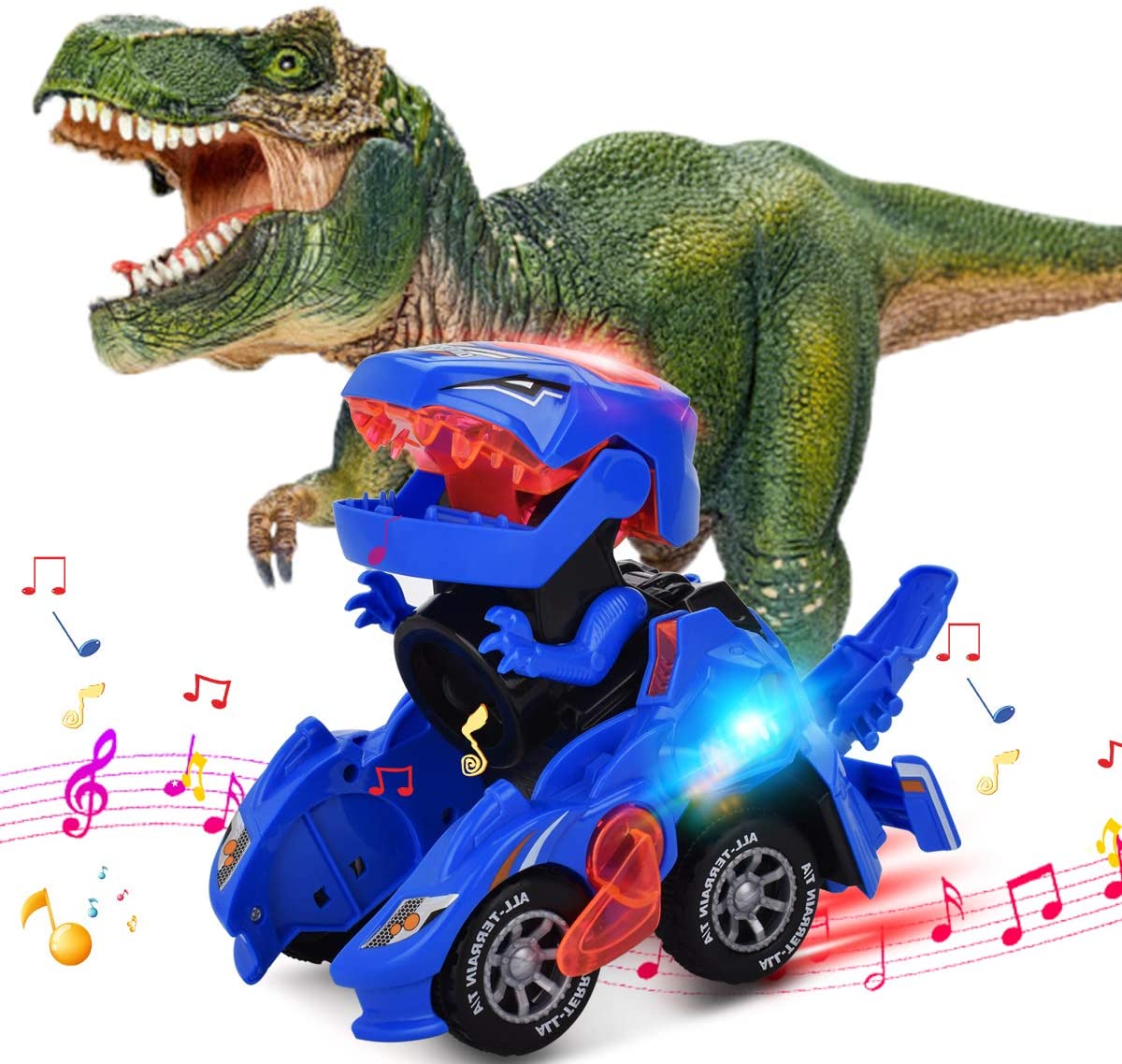 🎁50%OFF🦖Transforming Dinosaur LED Car
