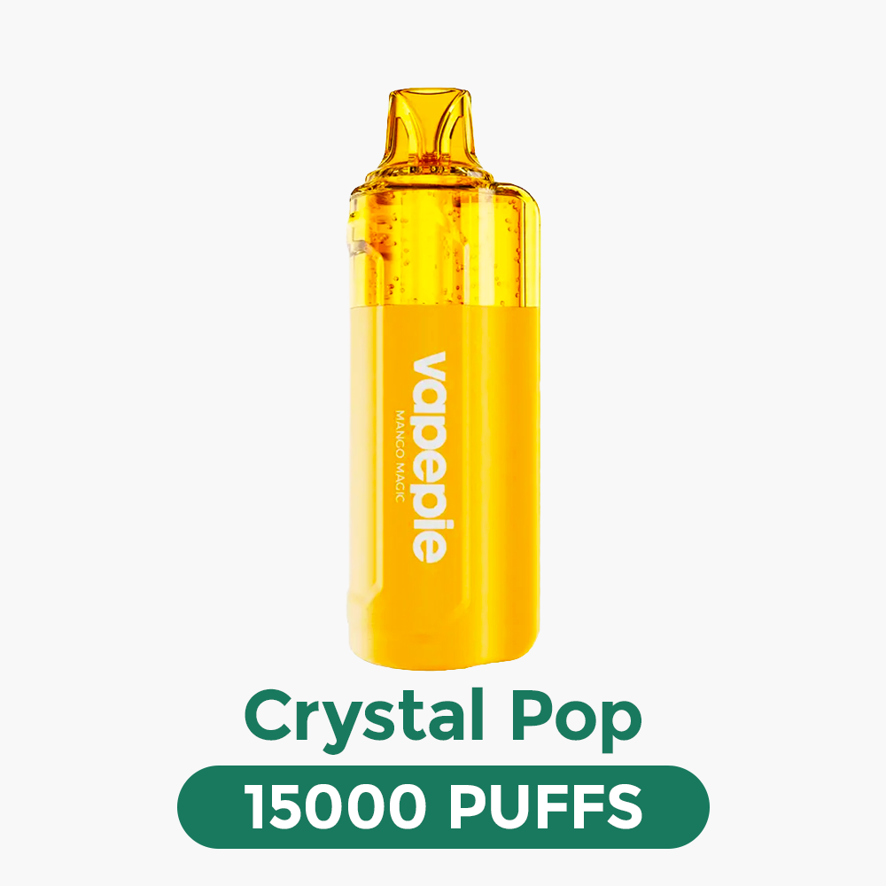 [NEW] VAPEPIE Crystal Pop 15000 PUFFS | Transparent design, clean taste, first release live!