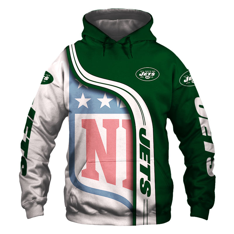 NEW YORK JETS 3D HOODIE NNYJ001