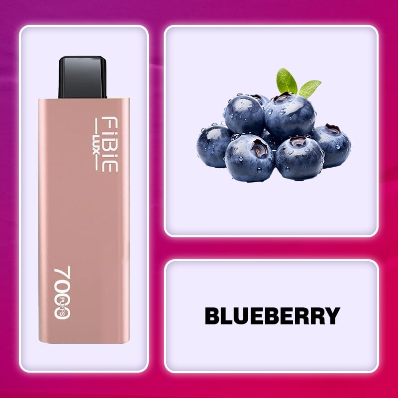 BLUEBERRY-  FIBIE 7000 Puffs Disposable Vapor Wands(7000 PUFFS)