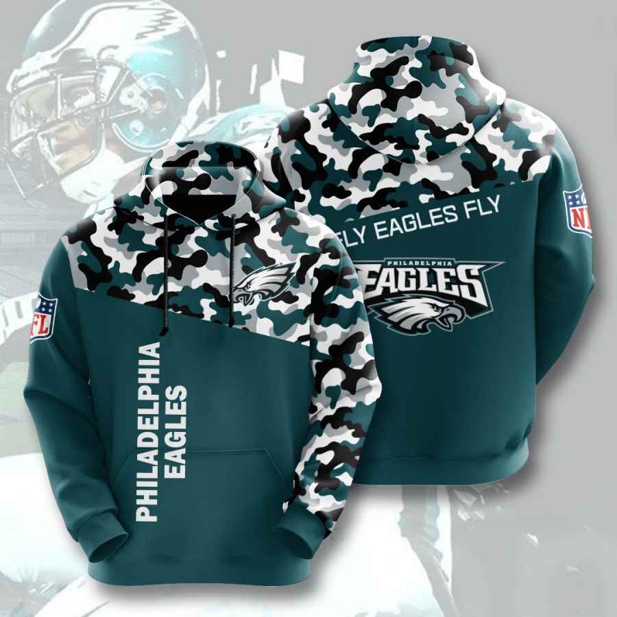 PHILADELPHIA EAGLES 3D HOODIE ABC01