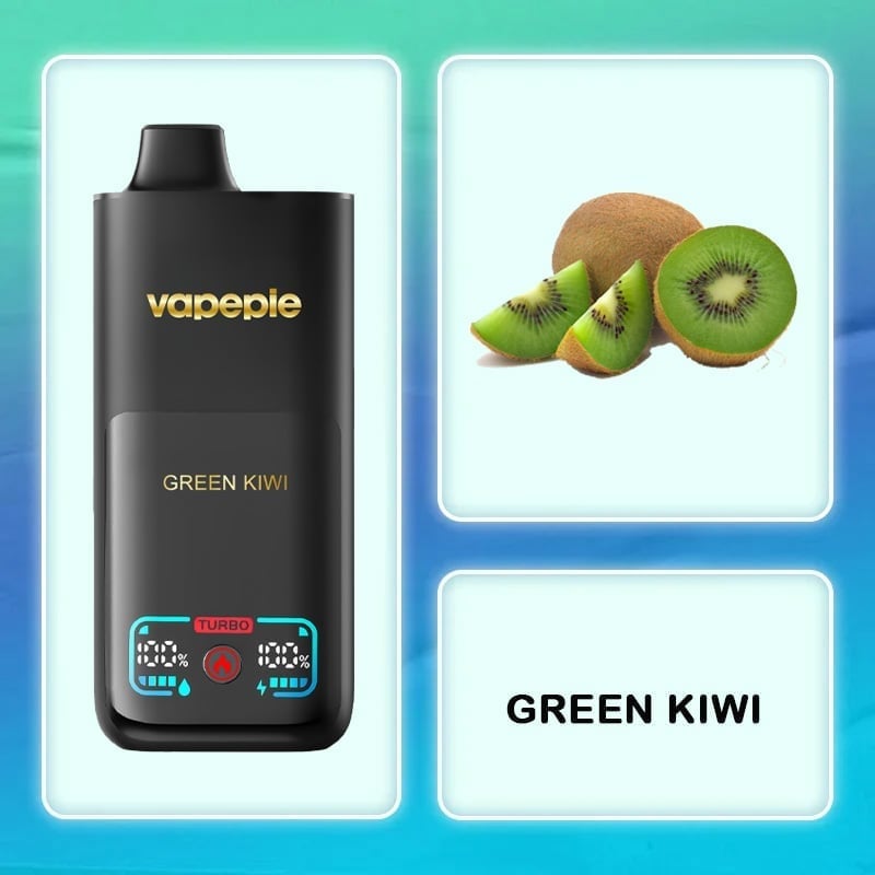 VAPEPIE 70000 Züge – Green Kiwi