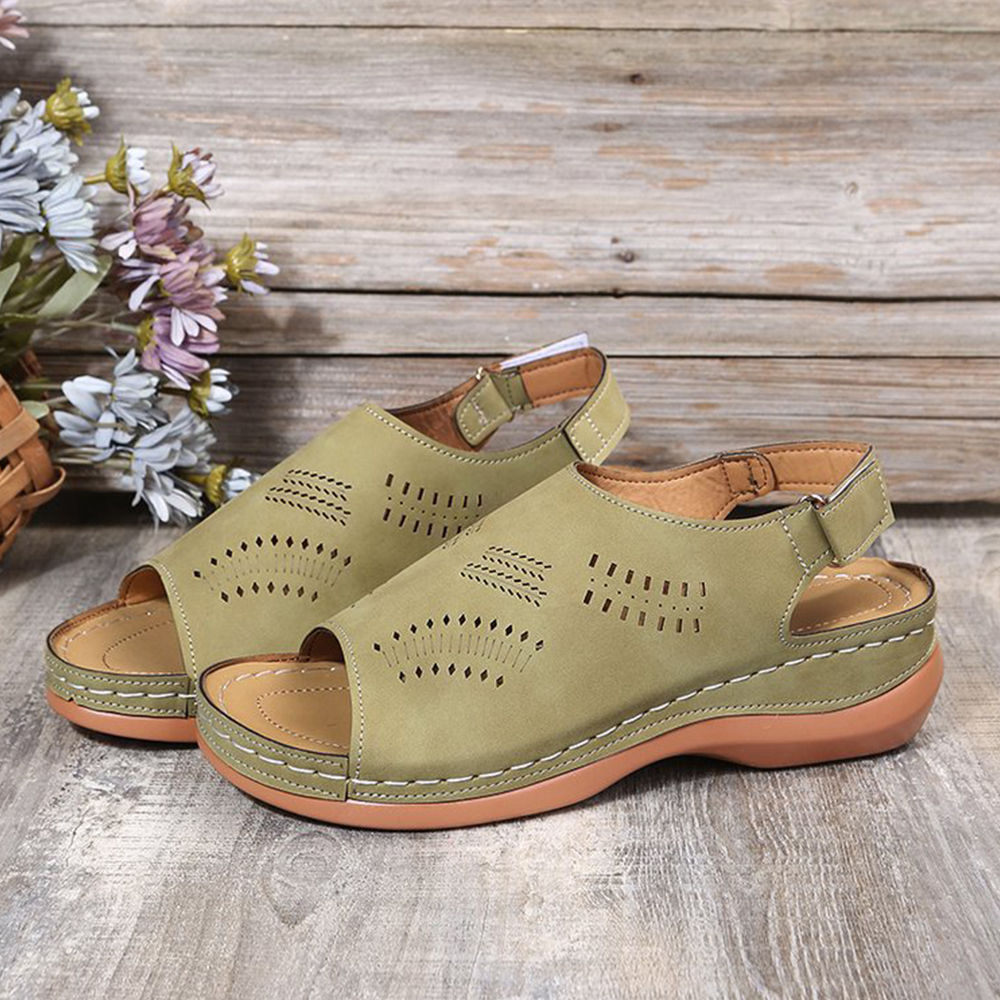 Castillotigo™ Sandalias de cuña con velcro